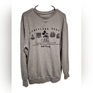Disney Gray Crewneck Sweater for Men